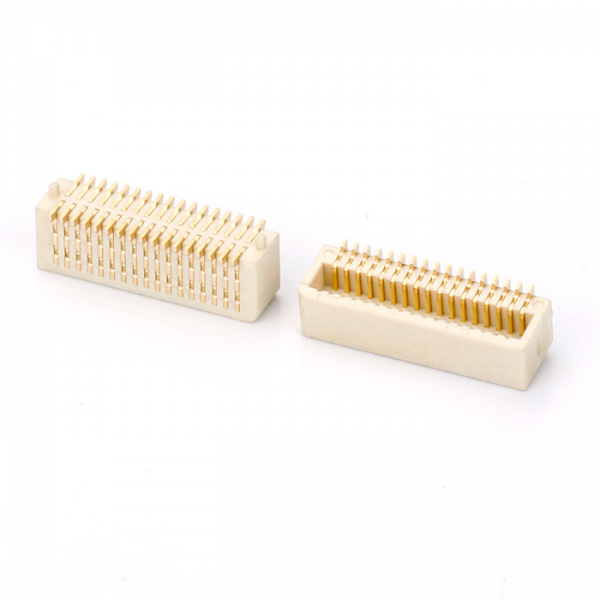 0.5mm pitch height 5.0 20 pins male right angle/90 degree board to board & mezzanine connector