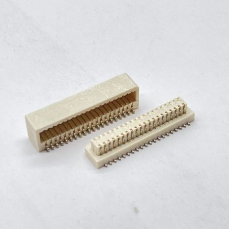 0.5mm pitch 90 degree male/female 30pins board to board connector right angle stack height 5.1mm